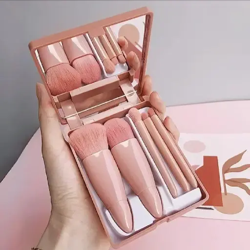 5 Pcs Makeup Brushes Set – Professional Cosmetic Brush Kit for Face & Eyes